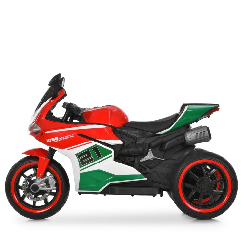Мотоцикл дитячий M 6264EL-3, червоний