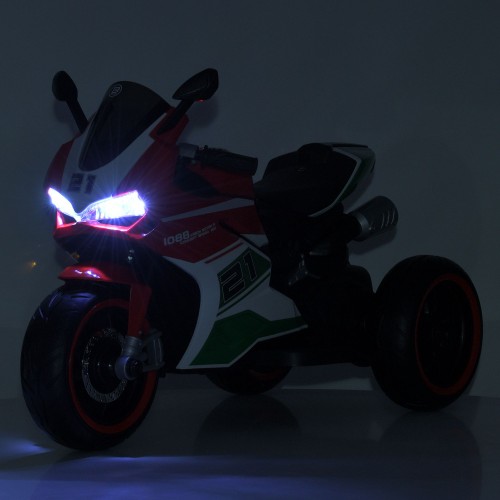 Мотоцикл дитячий M 6264EL-3, червоний