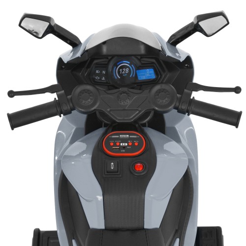 Детский мотоцикл M 6265EL-11, серый