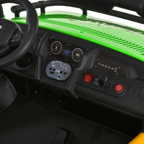 Детский электромобиль джип M 6282EBLR-5(24V), зеленый