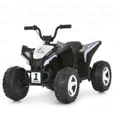 Детский квадроцикл M 6283EL-1-2, бело-черный