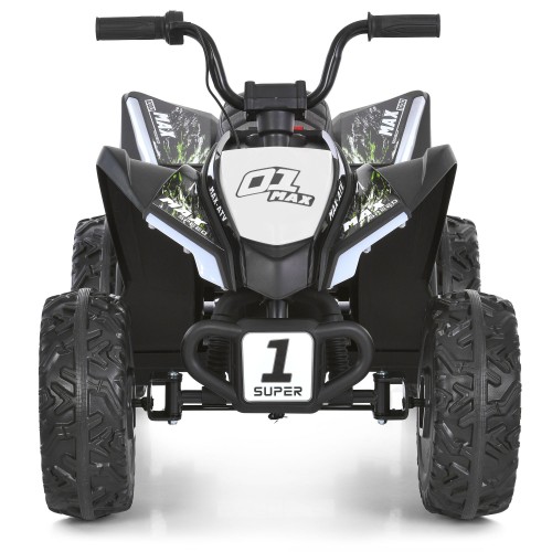 Детский квадроцикл M 6283EL-1-2, бело-черный
