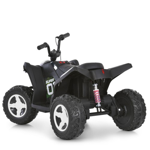 Детский квадроцикл M 6283EL-1-2, бело-черный