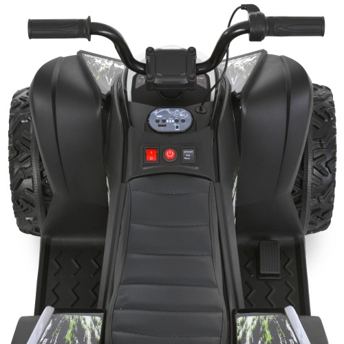 Детский квадроцикл M 6283EL-1-2, бело-черный