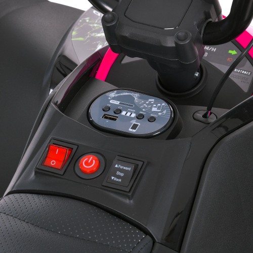 Дитячий квадроцикл M 6283EL-8, рожевий