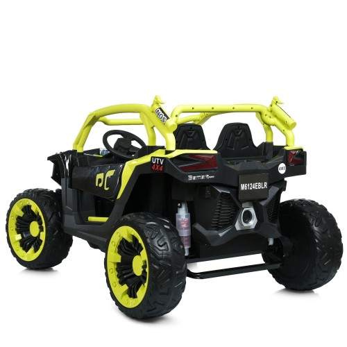Детский электромобиль джип M 6124EBLR-6(24V), желтый