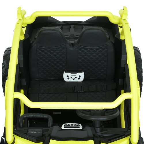 Детский электромобиль джип M 6124EBLR-6(24V), желтый