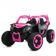 Дитячий електромобіль джип M 6124EBLR-8(24V), рожевий