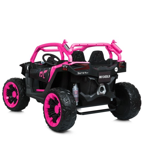 Дитячий електромобіль джип M 6124EBLR-8(24V), рожевий