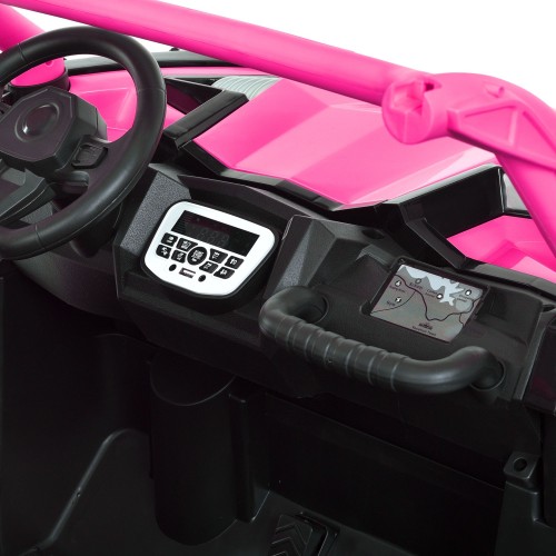 Дитячий електромобіль джип M 6124EBLR-8(24V), рожевий