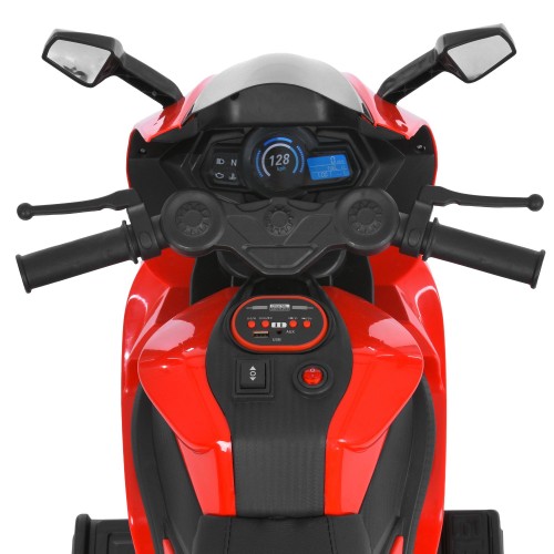 Детский мотоцикл M 6265EL-3, красный