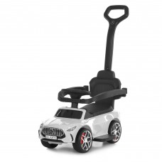 Каталка-толокар детская M 6255EL-1, белая
