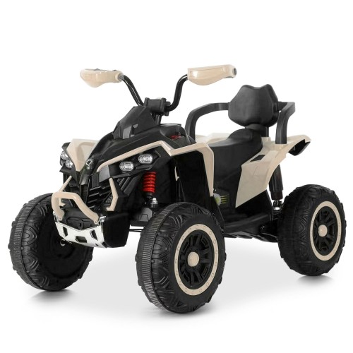 Детский квадроцикл M 6381EBLR-13, бежевый