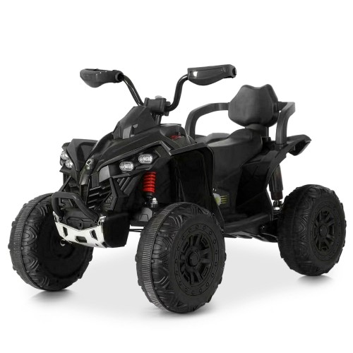 Детский квадроцикл M 6381EBLR-2, черный