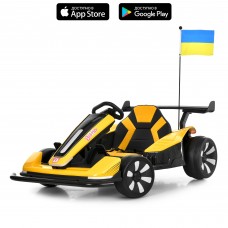Детский карт M 6311EBLR-6(24V), желтый