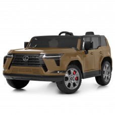 Детский электромобиль джип M 6409EBLR-13, бежевый