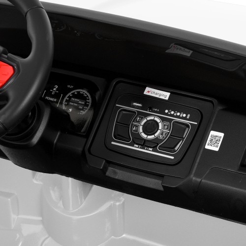 Детский электромобиль джип M 6409EBLR-1, белый