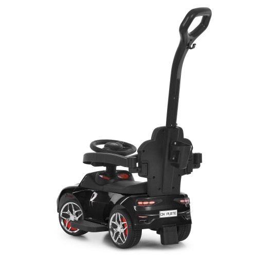 Каталка-толокар детская M 6255EL-2, черная