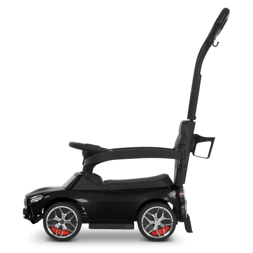 Каталка-толокар детская M 6255EL-2, черная