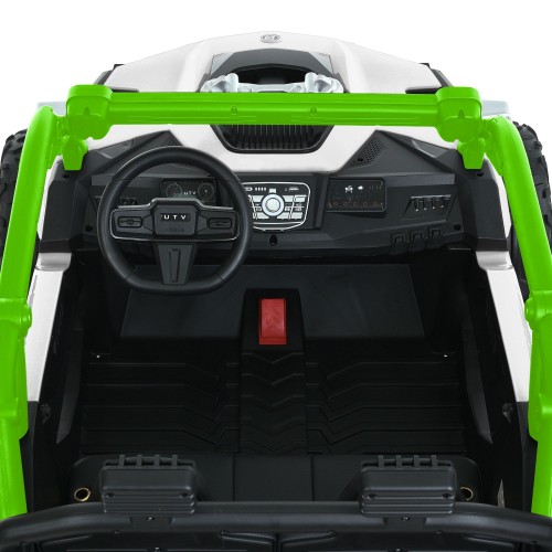 Детский электромобиль джип M 6149EBLR-1-5(24V), бело-зеленый