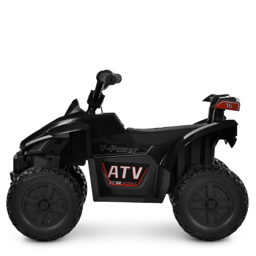 Детский квадроцикл M 6378EL-2, черный