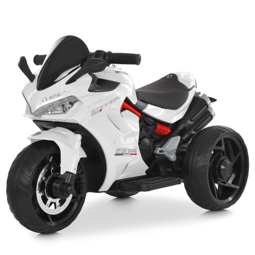 Мотоцикл дитячий M 6266EL-1, бiлий