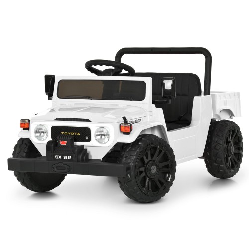 Дитячий електромобіль джип M 6308EBLR-1, бiлий